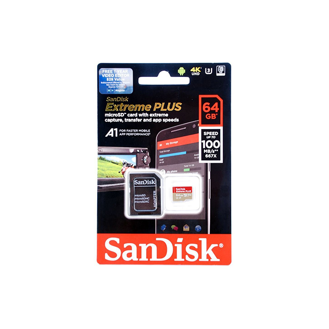 Sandisk Extreme 64gb Micro Sd Card 100mb S 667x Super Fotos